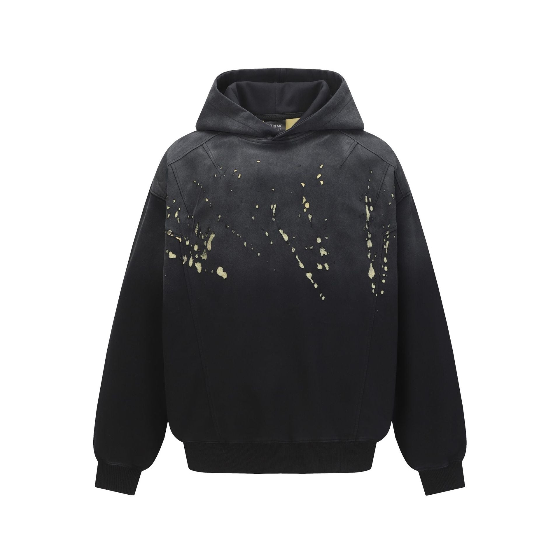 M&T Wear - Men's "Deconstructed" Abstract Distressed Polo Hoodie
