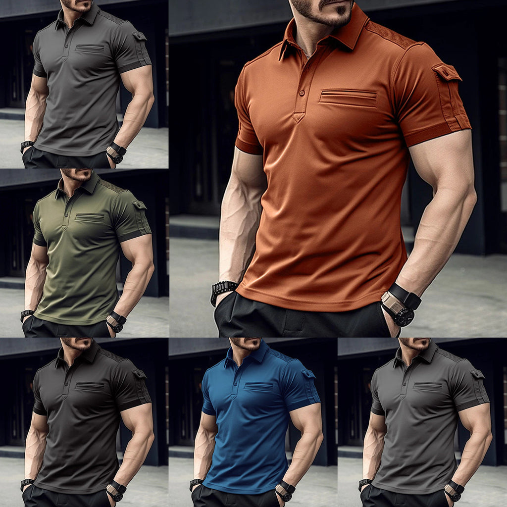 M&T Wear - Men's Relaxed "Muscle Sport" Pocket Polo Shirt