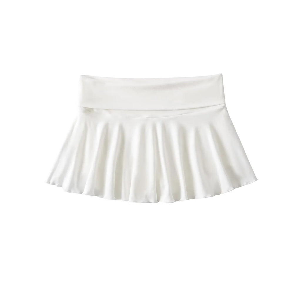 M&T Wear - Women’s Solid A-Line Mini Skort