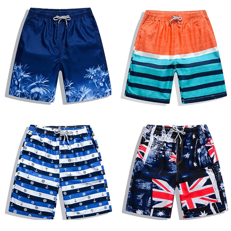 M&T Wear - Summer Quick-Dry Printed Board Shorts