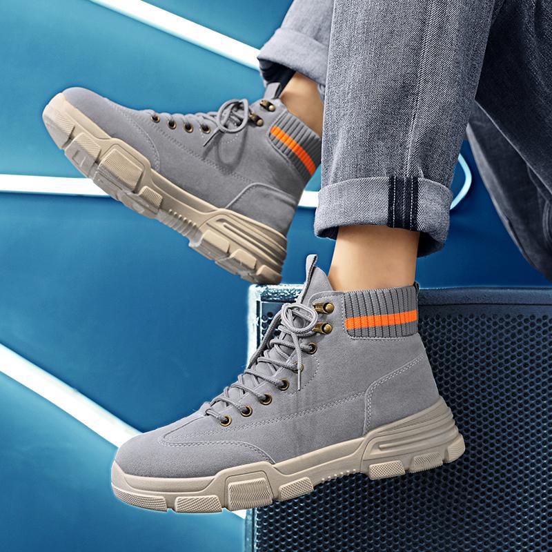 M&T Wear - Men's "Tactical Canvas" High-Top Outdoor Martin Boots