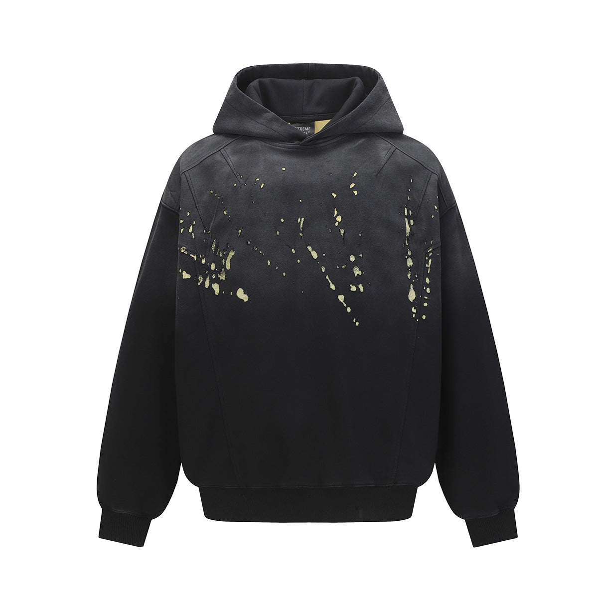 M&T Wear - Men's "Deconstructed" Abstract Distressed Polo Hoodie
