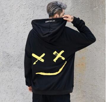 M&T Wear - Men's "Smile" Graphic Print Streetwear Hoodie