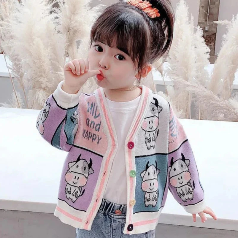 M&T Wear - Girls Jacket Leather Motorcycle Kids Coats Fleece Children Jacket Winter Autumn - M&T Wear