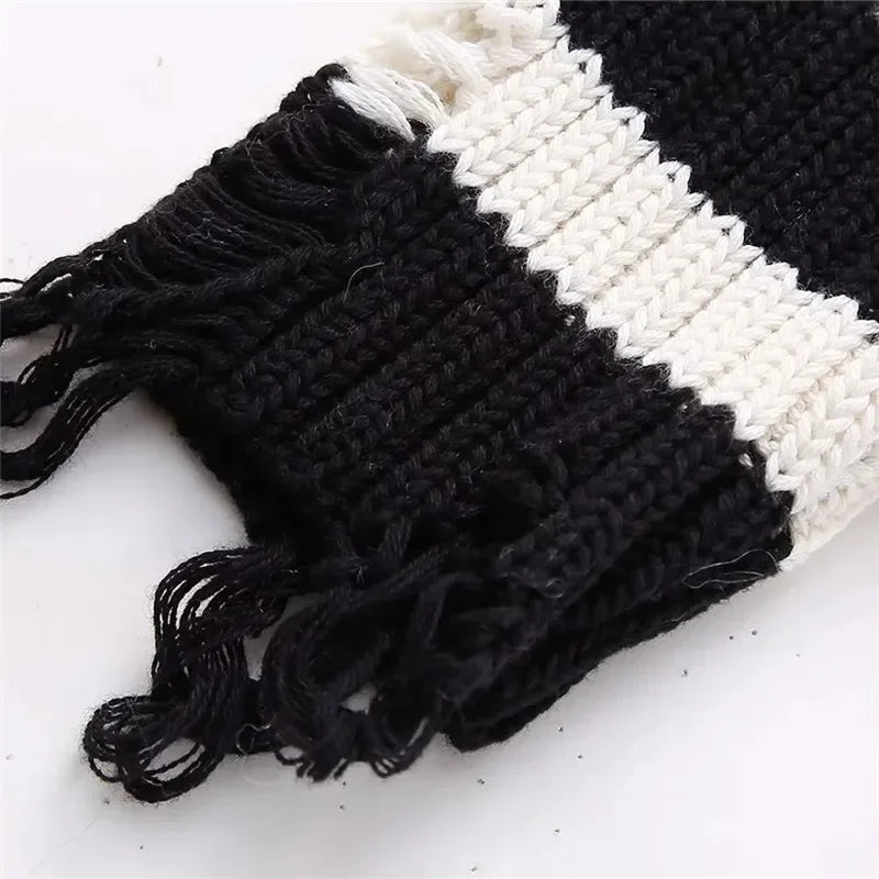 M&T Wear - Women's Ultra-Cropped Loose Turtleneck Bolero Sweater