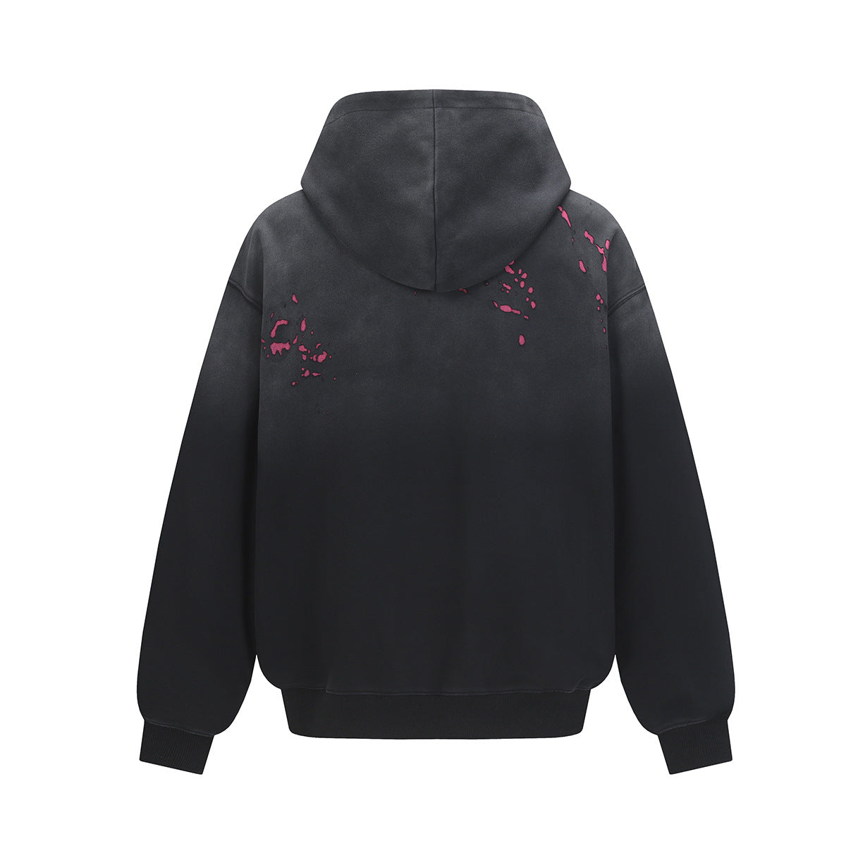M&T Wear - Men's "Deconstructed" Abstract Distressed Polo Hoodie