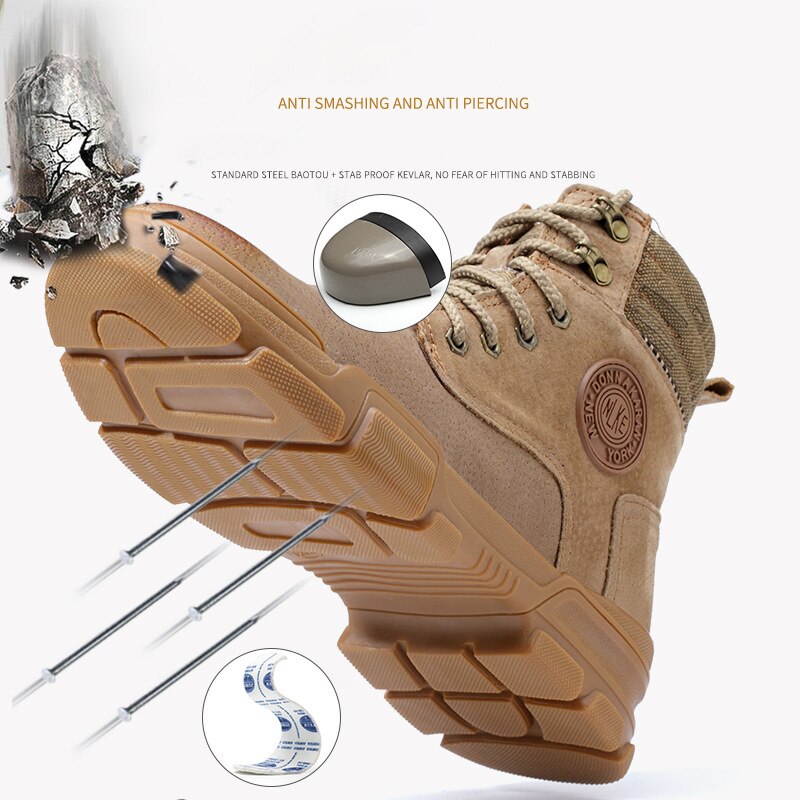 M&T Wear - Men's Winter Insulated Steel Toe Safety Boots