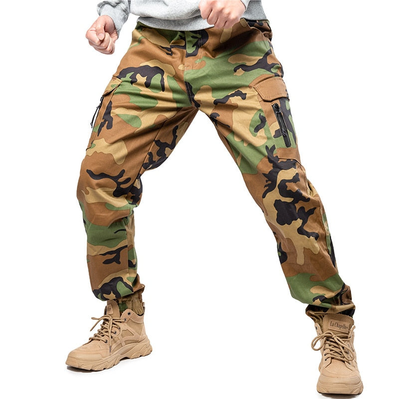 M&T Wear - Men's Camouflage Tactical Cargo Joggers