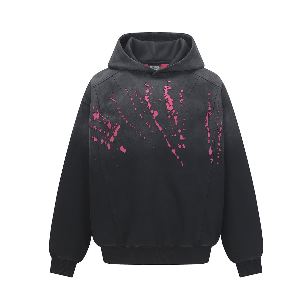 M&T Wear - Men's "Deconstructed" Abstract Distressed Polo Hoodie