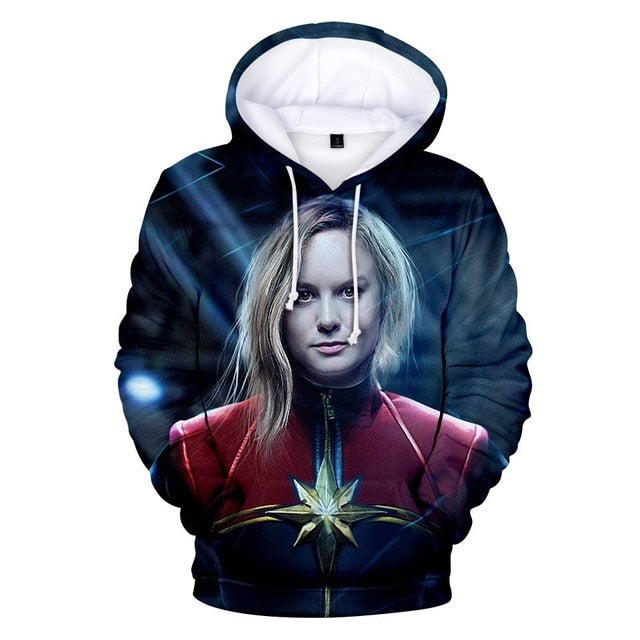 M&T Wear - Captain Marvel "Carol Danvers" 3D Costume Hoodie