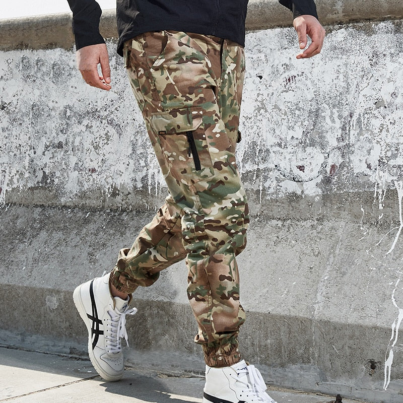 M&T Wear - Men's Camouflage Tactical Cargo Joggers