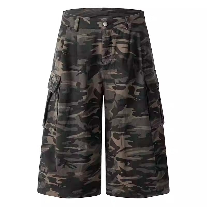 M&T Wear - Women's Camouflage Cotton Cargo Cropped Pants