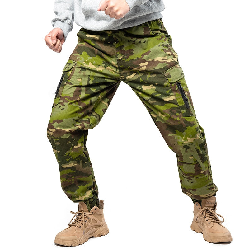 M&T Wear - Men's Camouflage Tactical Cargo Joggers