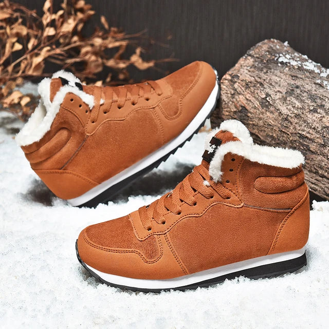M&T Wear - Unisex "Frosted" Waterproof Plush Snow Boots (Sizes 35-48)