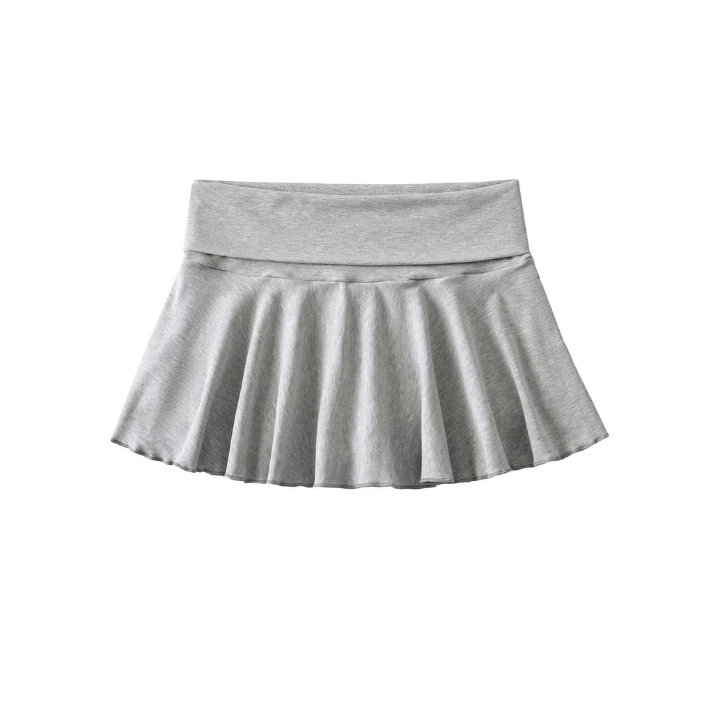M&T Wear - Women’s Solid A-Line Mini Skort