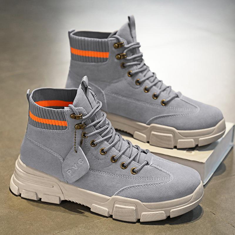 M&T Wear - Men's "Tactical Canvas" High-Top Outdoor Martin Boots