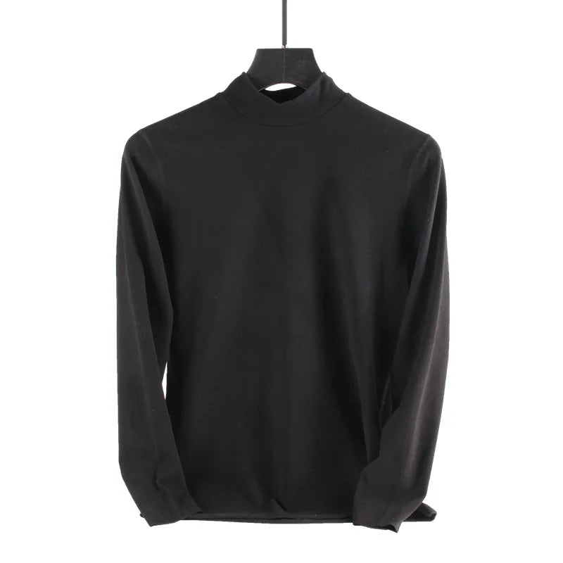 M&T Wear - Men's Thermal Turtleneck Fleece T-Shirt