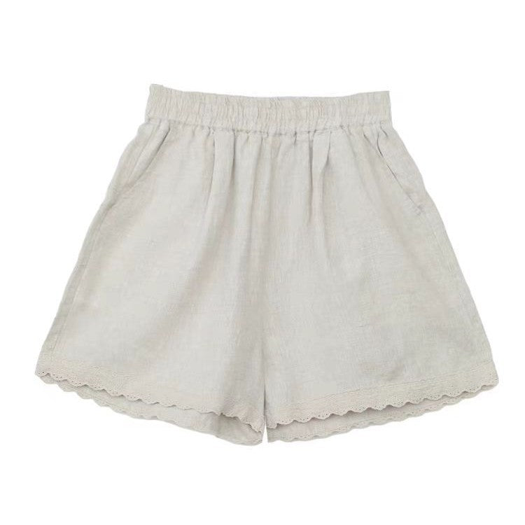 M&T Wear - Women's Breathable Linen Casual Summer Shorts