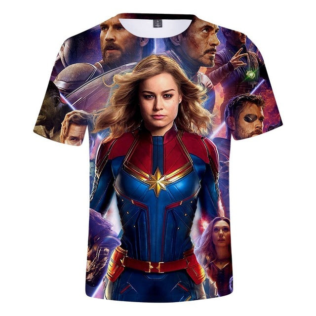 M&T Wear - Captain Marvel "Carol Danvers" 3D Costume Hoodie