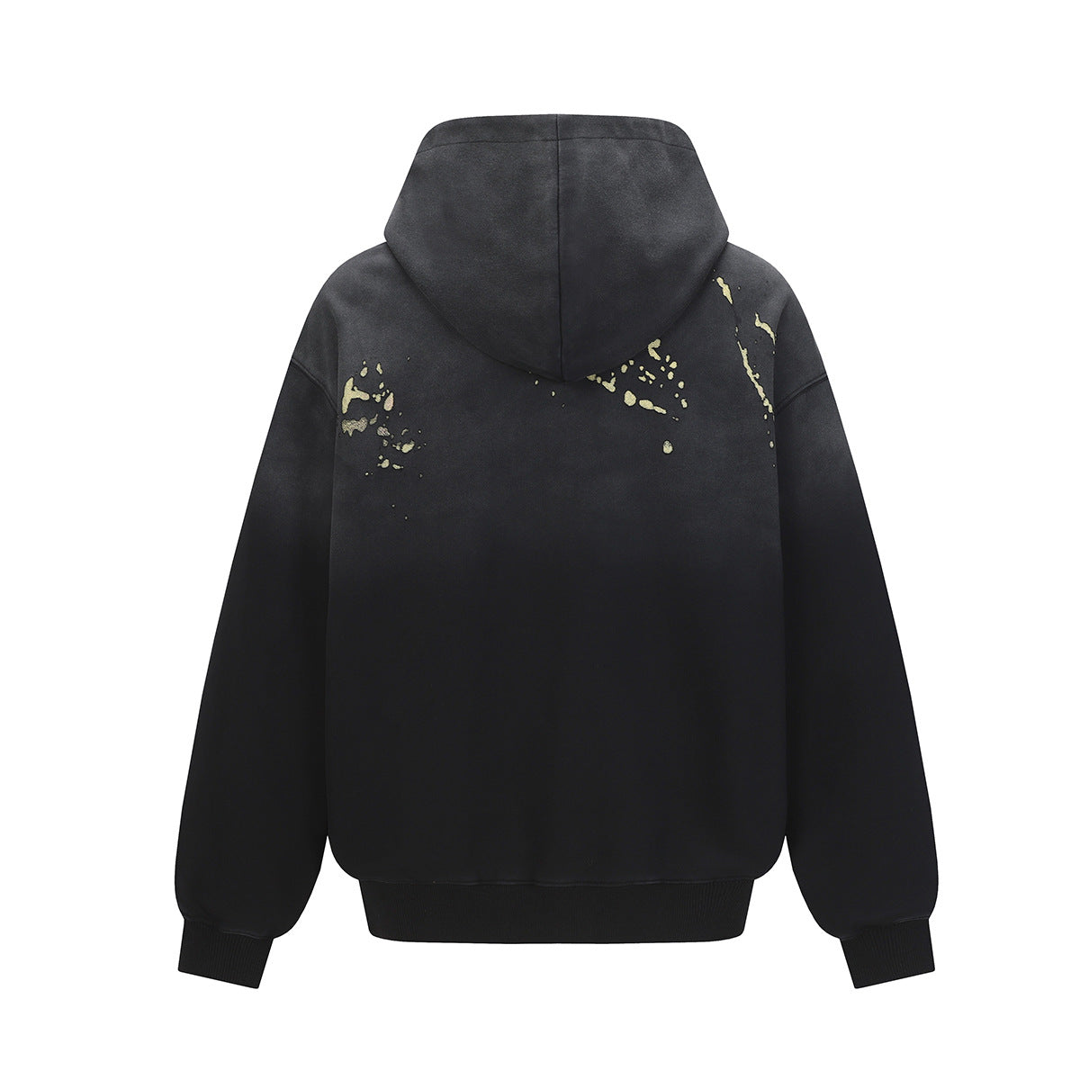 M&T Wear - Men's "Deconstructed" Abstract Distressed Polo Hoodie