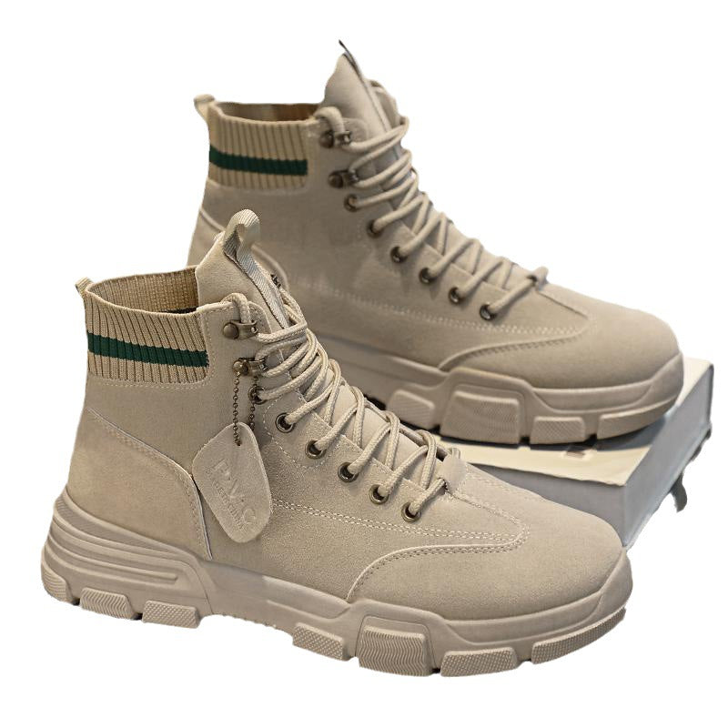 M&T Wear - Men's "Tactical Canvas" High-Top Outdoor Martin Boots