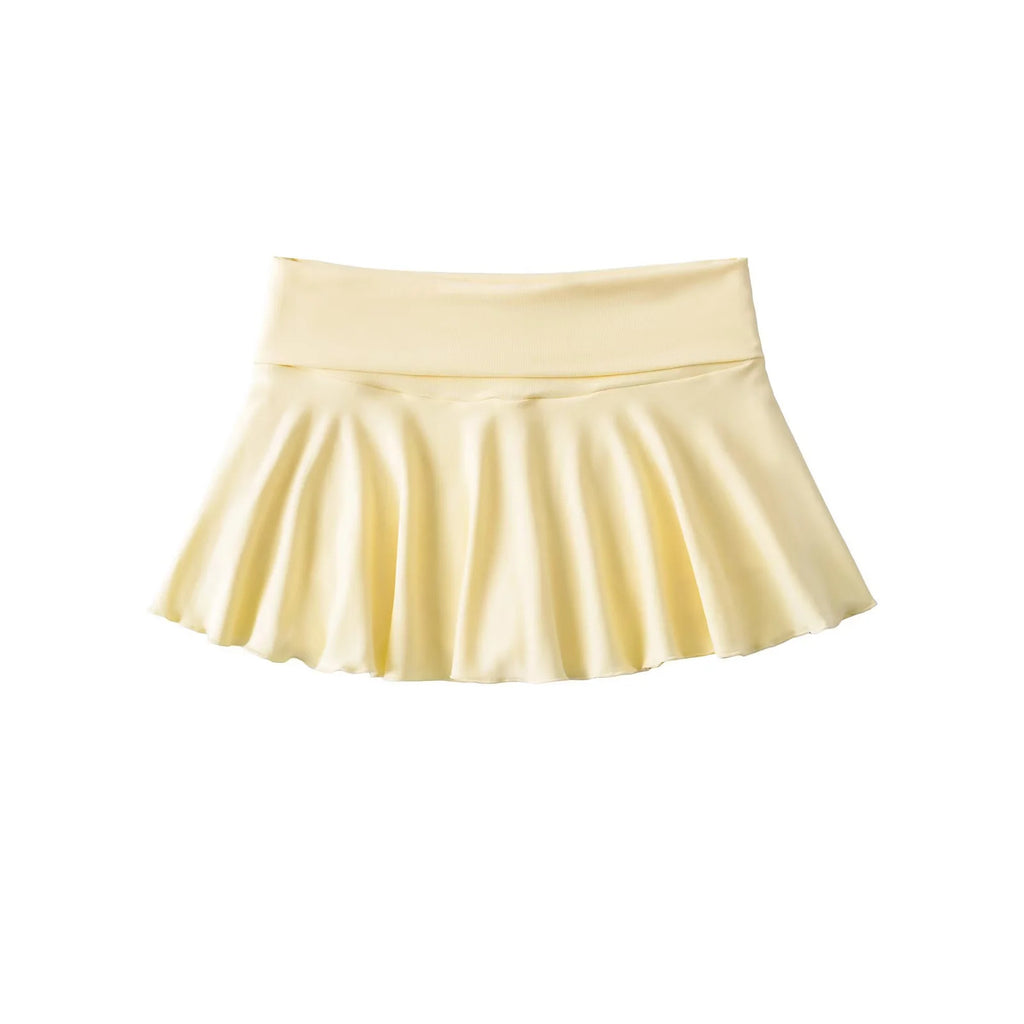 M&T Wear - Women’s Solid A-Line Mini Skort