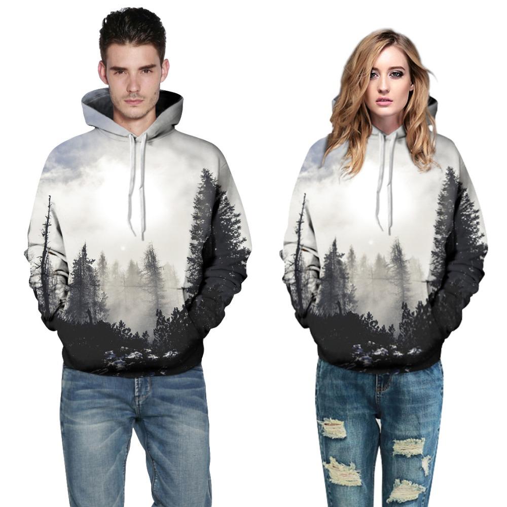 M&T Wear - Unisex "Deep Forest" 3D Print Hoodie