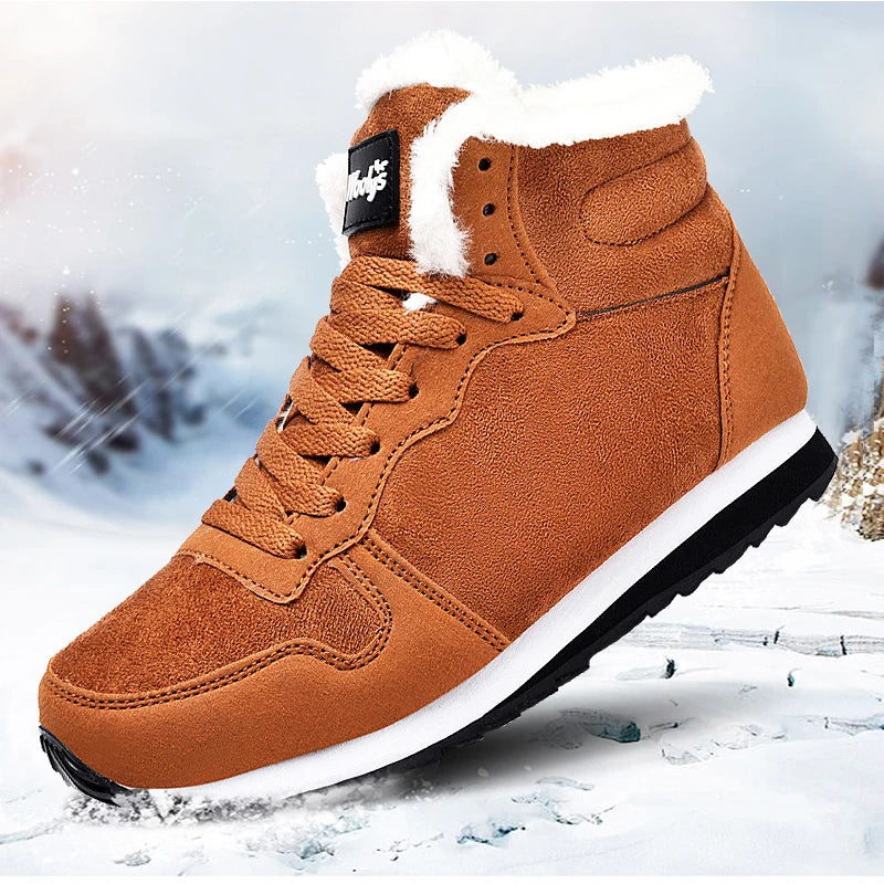 M&T Wear - Unisex "Frosted" Waterproof Plush Snow Boots (Sizes 35-48)