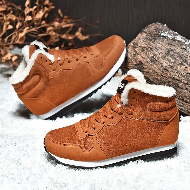 M&T Wear - Unisex "Frosted" Waterproof Plush Snow Boots (Sizes 35-48)