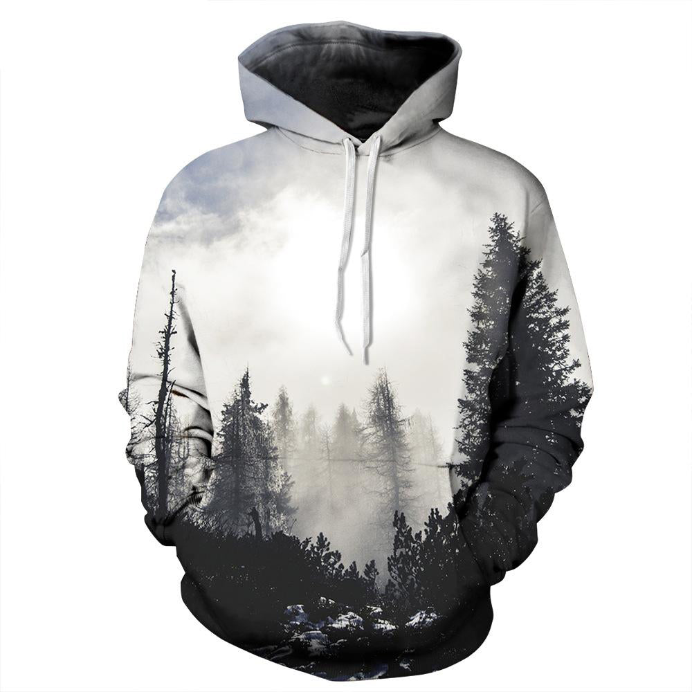 M&T Wear - Unisex "Deep Forest" 3D Print Hoodie