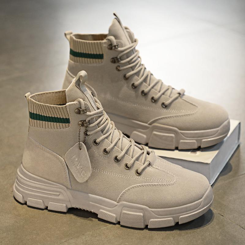 M&T Wear - Men's "Tactical Canvas" High-Top Outdoor Martin Boots