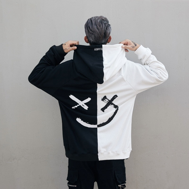 M&T Wear - Men's "Smile" Graphic Print Streetwear Hoodie