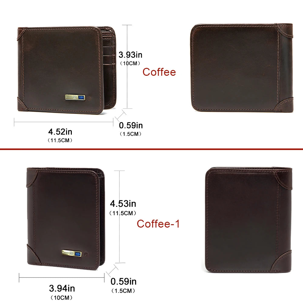 M&T Wear - Smart Tracker Wallet for Men with Bluetooth & GPS
