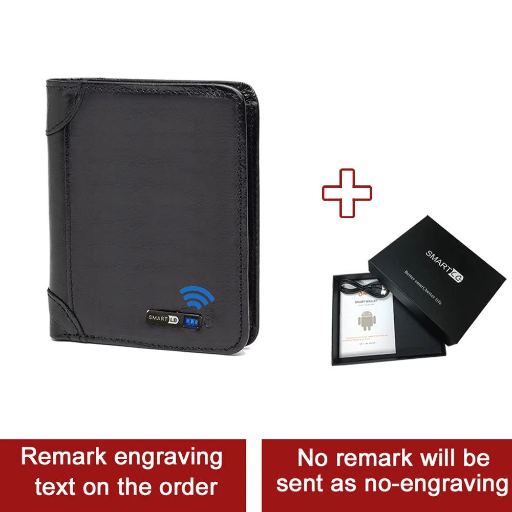 M&T Wear - Smart Tracker Wallet for Men with Bluetooth & GPS