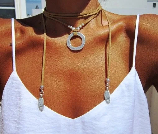 M&T Wear - Wrap Minimalist Choker Necklace for Women