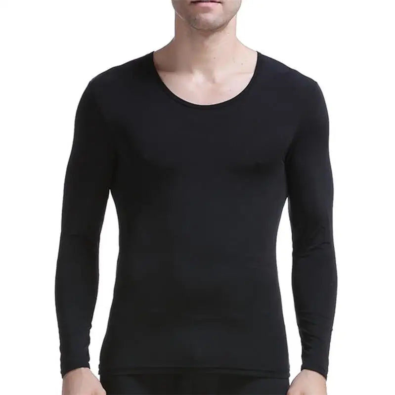 M&T Wear - Men's Ultra-Thin "Ice Silk" Sheer Long Sleeve Undershirt