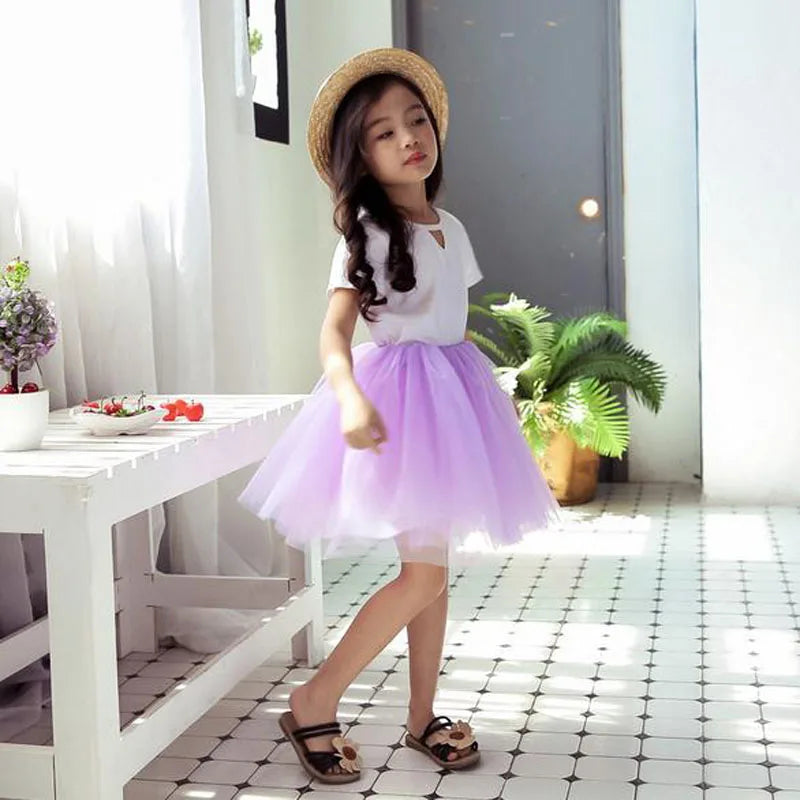 M&T Wear - Girls’ Fluffy Princess Tutu Skirt