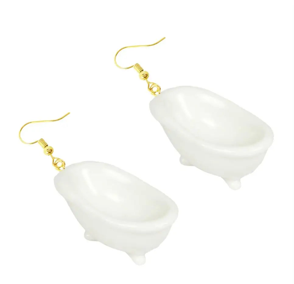 M&T Wear - Cute Resin Cartoon Drop Earrings for Women