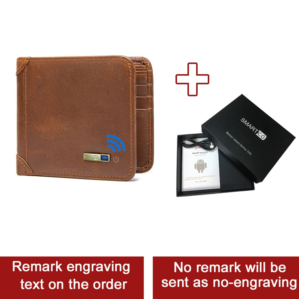 M&T Wear - Smart Tracker Wallet for Men with Bluetooth & GPS