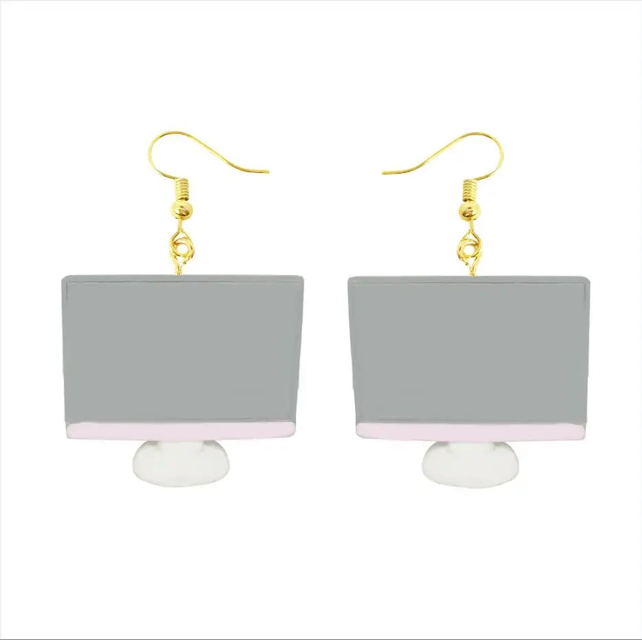 M&T Wear - Cute Resin Cartoon Drop Earrings for Women