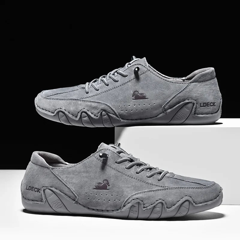 M&T Wear - Men's Casual Shoes  Lace Up Comfortable Soft Non Slip Durable Walking Shoes Classic Fashionable Trendy Park Walking Travel Shoes - M&T Wear