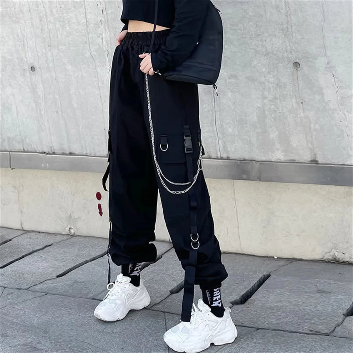 Tactical Hip-Hop Cargo Joggers
