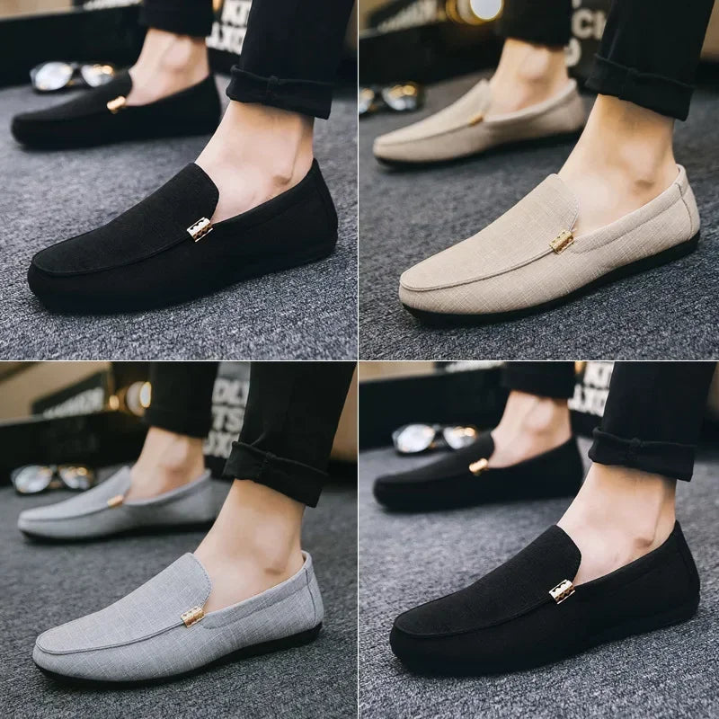 M&T Wear - Shoes Men Casual  Comfort Men Shoes Denim Male Shoes Adult Footwear 2024 New  Loafers Canvas  Sneakers Driving - M&T Wear