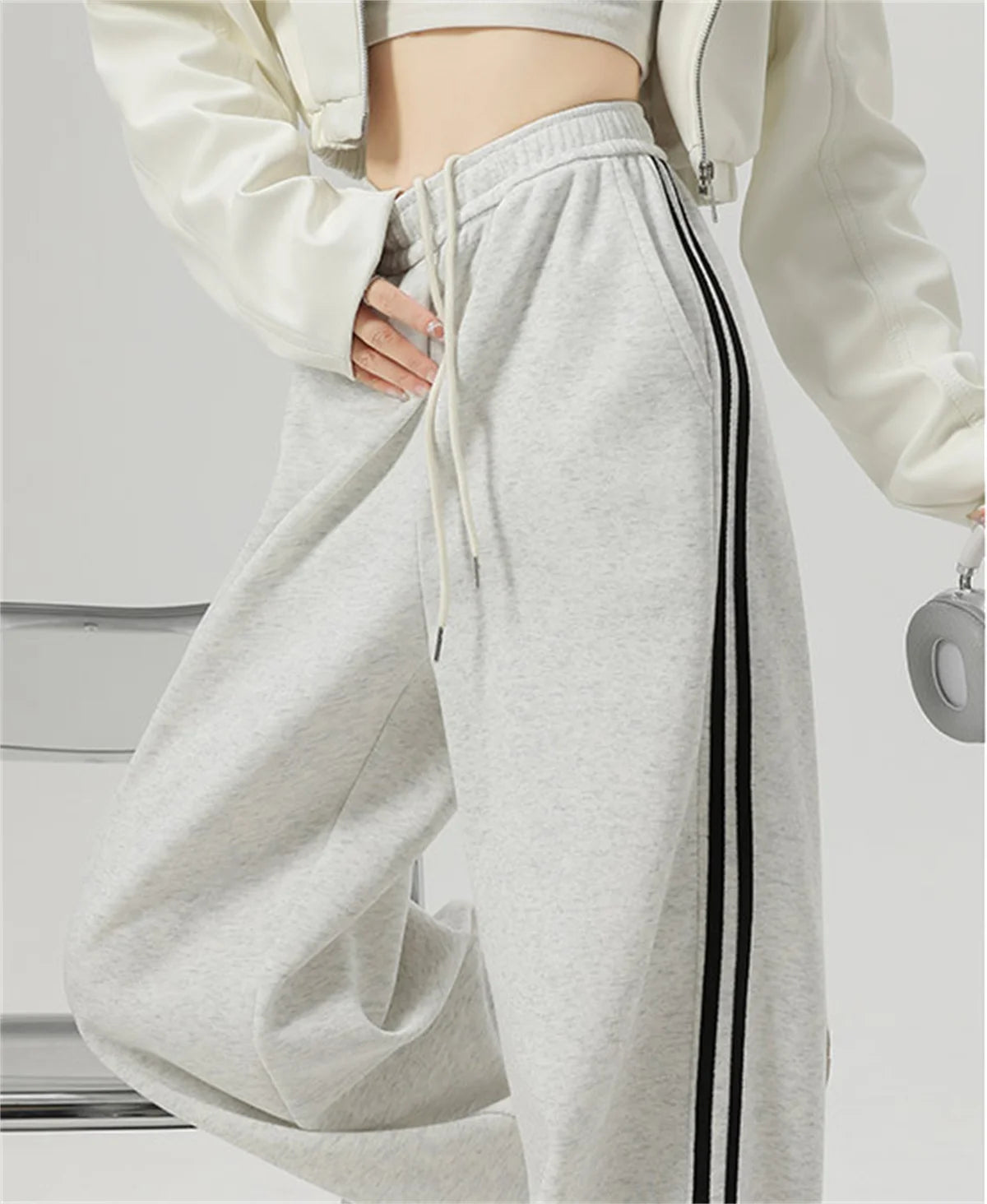 American Retro High-Waist Sweatpants