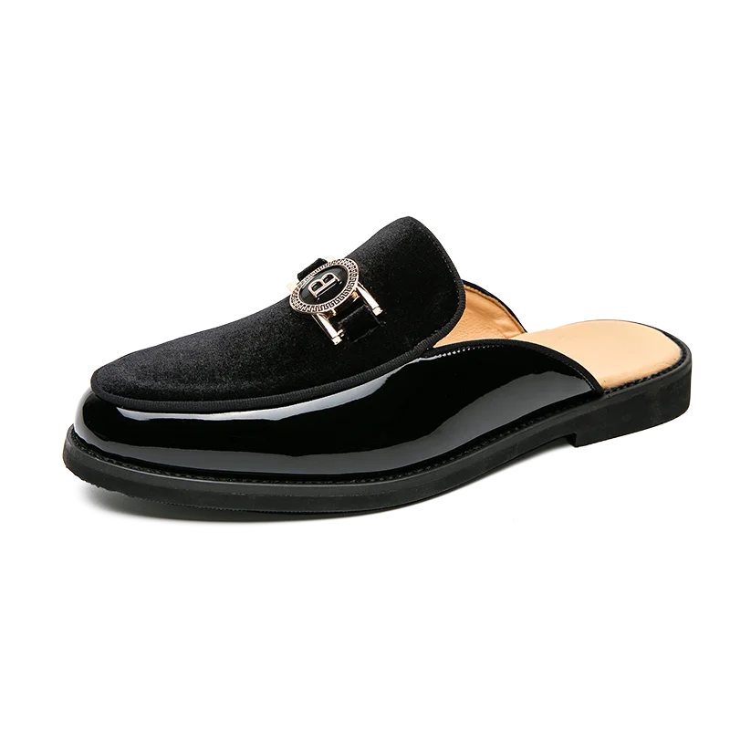 M&T Wear - Men's Luxury Faux Suede Slip-On Mules
