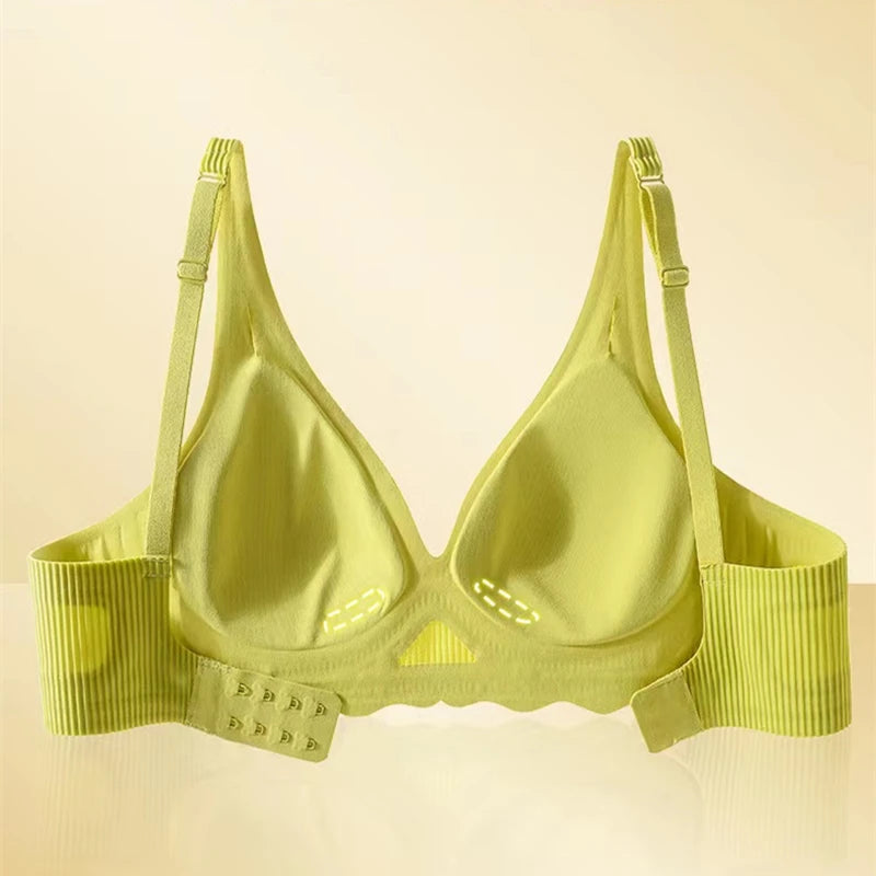 M&T Wear - Seamless Deep V Soft Support Cool Underwear Bra