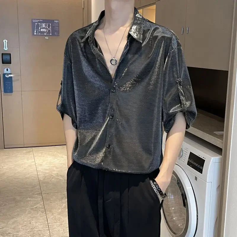 M&T Wear- Cool Tops Asia Button Up Original Korean Popular Shirt - M&T Wear