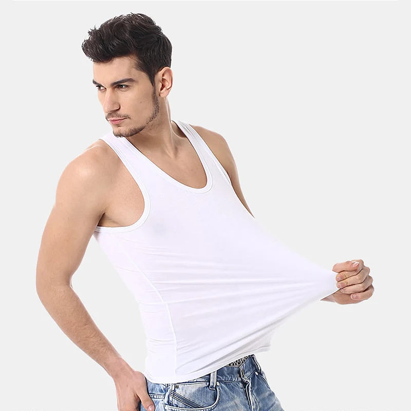 M&T Wear - Men's Essential Cotton Slim Fit Vest