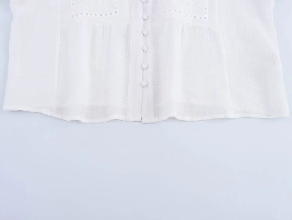 Aurora Puff-Sleeve Blouse