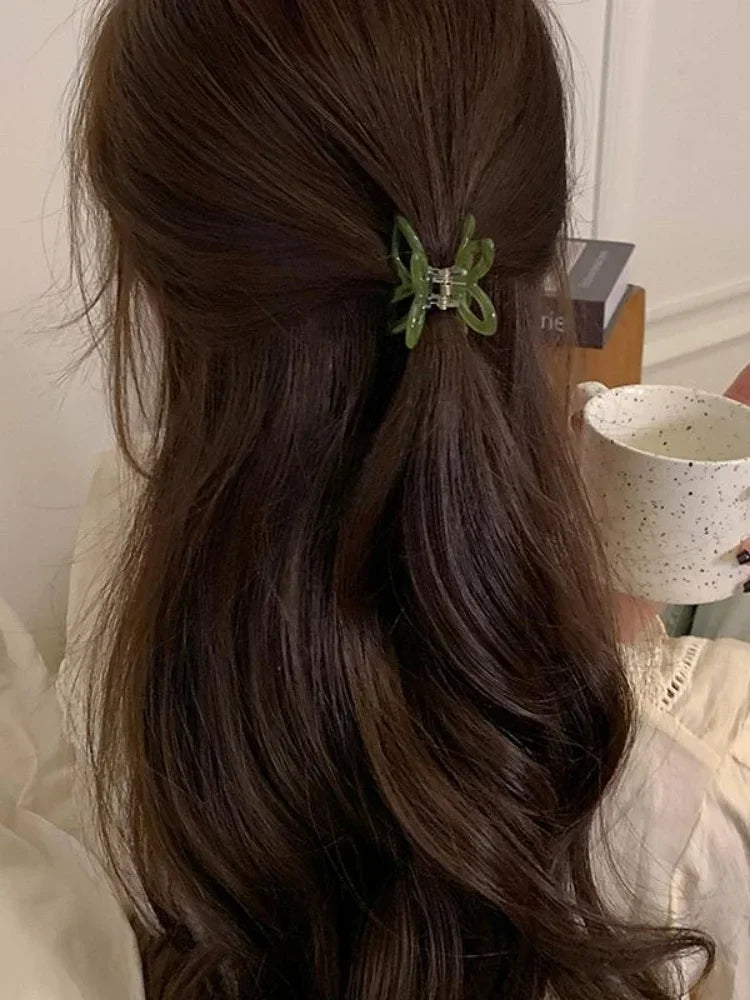 M&T Wear - Half Tie Butterfly Hair Clip Shark Clip